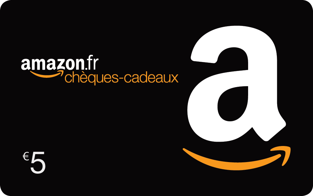Une E-carte cadeau Amazon.fr* de 5€
